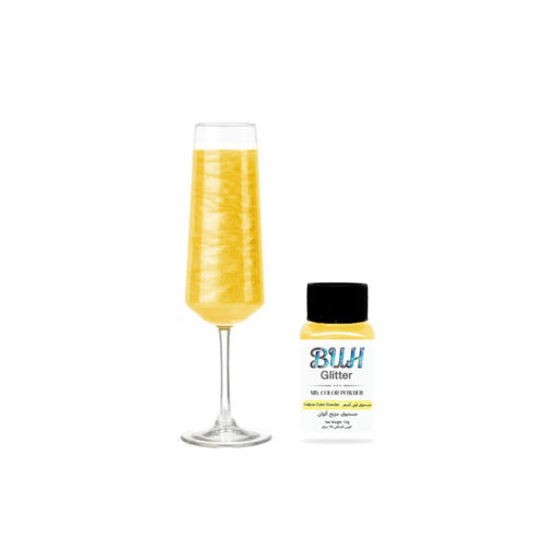 Yellow Color Edible Glitter in Dubai